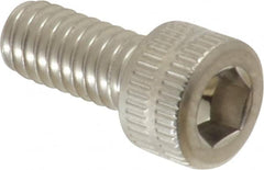 Made in USA - #8-32 UNC Hex Socket Drive, Socket Cap Screw - Grade 18-8 Stainless Steel, Uncoated, 3/8" Length Under Head - Americas Industrial Supply