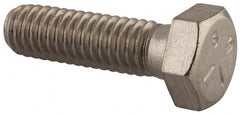 Made in USA - 5/16-18 UNC, 1-1/8" Length Under Head Hex Head Cap Screw - Americas Industrial Supply