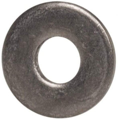 Made in USA - #0 Screw, Grade 300 Stainless Steel Standard Flat Washer - 0.078" ID x 0.188" OD, 0.016" Thick, Passivated Finish, Meets Military Specifications - Americas Industrial Supply