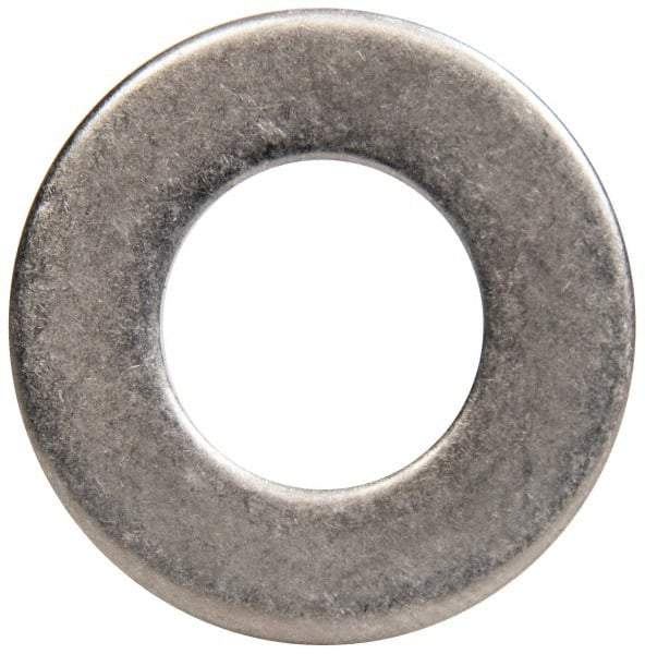 Made in USA - 7/16" Screw, Grade 300 Stainless Steel Standard Flat Washer - 0.469" ID x 0.922" OD, 0.051" Thick, Passivated Finish, Meets Military Specifications - Americas Industrial Supply