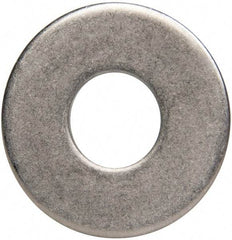 Made in USA - 7/16" Screw, Grade 300 Stainless Steel Standard Flat Washer - 1/2" ID x 1-1/4" OD, 0.064" Thick, Plain Finish, Meets Military Specifications - Americas Industrial Supply