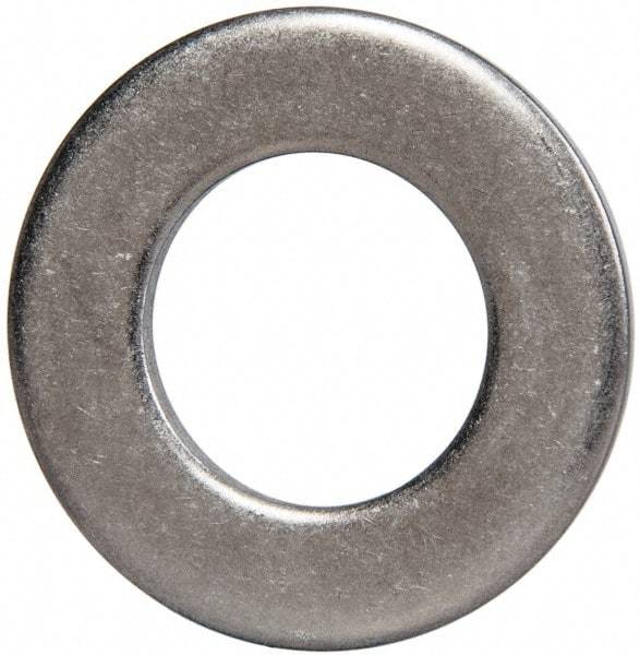 Made in USA - 3/4" Screw, Grade 300 Stainless Steel Standard Flat Washer - 0.812" ID x 1.469" OD, 0.108" Thick, Plain Finish, Meets Military Specifications - Americas Industrial Supply
