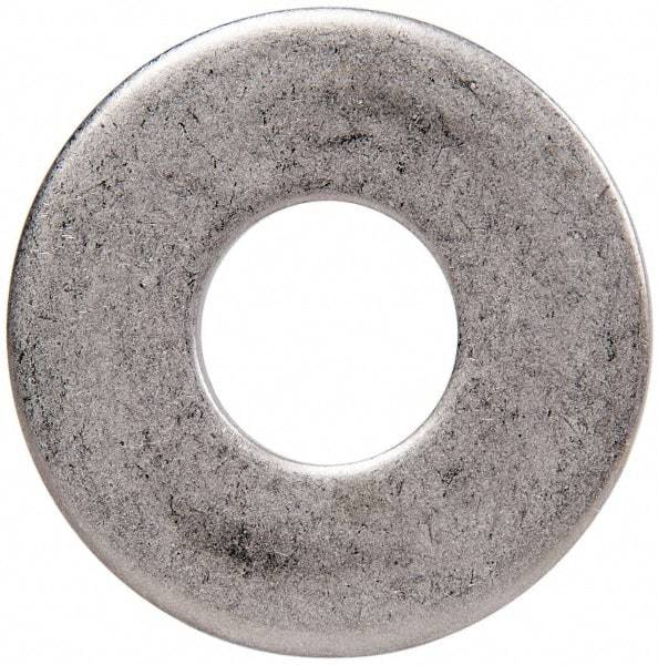 Made in USA - 3/4" Screw, Grade 300 Stainless Steel Standard Flat Washer - 0.812" ID x 2" OD, 0.122" Thick, Plain Finish, Meets Military Specifications - Americas Industrial Supply