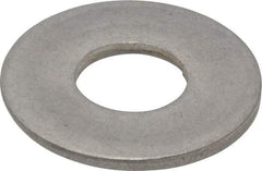 Made in USA - 1" Screw, Grade 300 Stainless Steel Standard Flat Washer - 1.062" ID x 2-1/2" OD, 0.136" Thick, Passivated Finish, Meets Military Specifications - Americas Industrial Supply