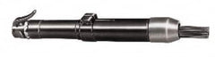 Chicago Pneumatic - 3,600 BPM, 25/32" Bore Diam, Pneumatic Inline Needle Scaler - 1-1/8" Stroke Length, 9.6 CFM, 90 psi, 3/8 NPT Inlet - Americas Industrial Supply