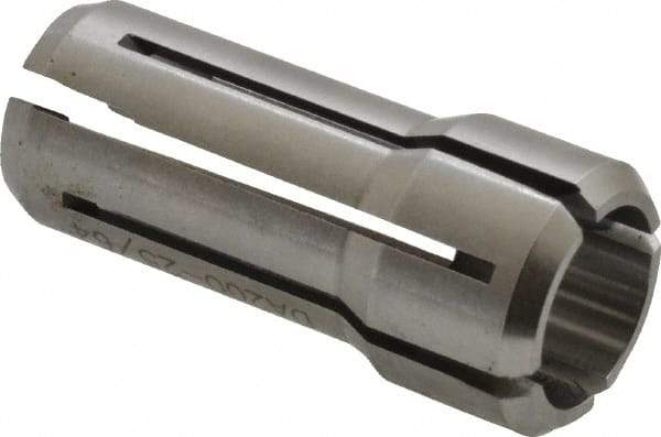 Accupro - 25/64 Inch, Series DA200 Double Angle Collet - 1.193 Inch Overall Length, 0.539 Inch Overall Diameter - Exact Industrial Supply