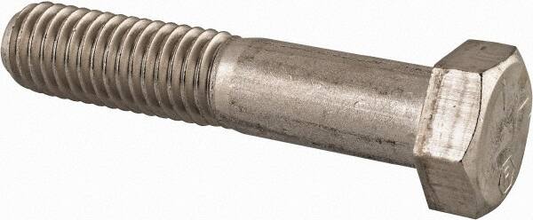 Made in USA - 1/2-13 UNC, 2-1/2" Length Under Head Hex Head Cap Screw - Americas Industrial Supply