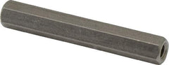 Electro Hardware - #4-40, 1-1/4" OAL, 3/16" Across Flats, Stainless Steel Hex Female Circuit Board Standoffs - 1/4" Thread Depth, 1-1/4" Body Length, Uncoated - Americas Industrial Supply