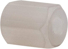 Electro Hardware - #2-56, 1/4" OAL, 3/16" Across Flats, Nylon Hex Fully Threaded Female Circuit Board Standoffs - 1/4" Thread Depth, 1/4" Body Length, Uncoated - Americas Industrial Supply