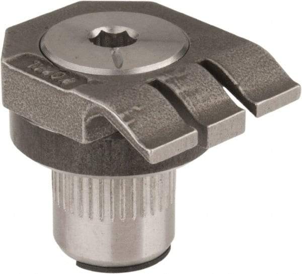 Mitee-Bite - 7-1/2mm Clamping Height, 880 Lb Clamping Pressure, Raised Height Low Profile Positioning Stop - 7-1/2mm Jaw Height, Spring Steel, Series Mitee-Bite Kopal Mini Clamps - Americas Industrial Supply