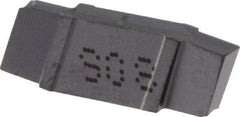 Iscar - 196015GIP Grade IC908, 1.96mm Cutting Width Carbide Grooving Insert - 3mm Max Depth of Cut, Neutral, 0.15mm Corner Radius, TiAlN Finish - Americas Industrial Supply