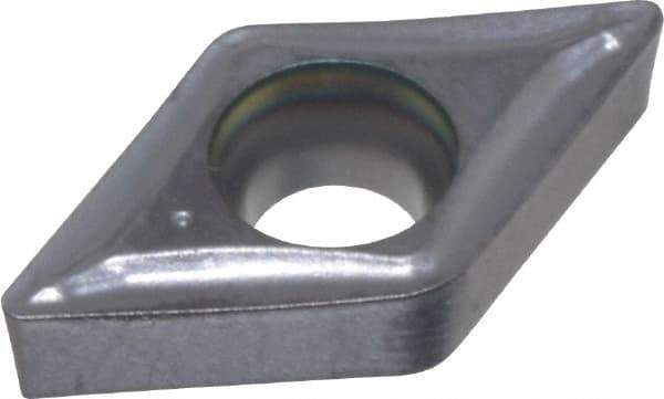 Iscar - DCMT2-1 SM Grade IC907 Carbide Turning Insert - 55° Diamond, 1/4" Inscr Circle, 3/32" Thick, 1/64" Corner Radius - Americas Industrial Supply