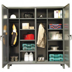 Strong Hold - Storage Cabinets Type: Wardrobe Width (Inch): 72 - Americas Industrial Supply