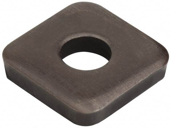 Jergens - 1" Bolt, 2-1/2" Square, Black Oxide Finish, Steel Square Flat Washer - 1-1/16" ID, 1/4" Thick - Americas Industrial Supply