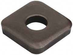 Jergens - 1" Bolt, 2-1/2" Square, Black Oxide Finish, Steel Square Flat Washer - 1-1/16" ID, 1/4" Thick - Americas Industrial Supply
