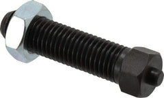 Jergens - 3/4-10 Thread, 7/8" Size, 3-1/2" Long, Black Oxide Coated, Low Carbon Steel Clamp Rest - 2-3/8" Thread Length, 11/32" Pin Diam x 3/16" Pin Height, 1/2" Nut Height - Americas Industrial Supply