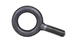 Gibraltar - 2,400 Lb Capacity, Steel, 1/2-13 Thread, Lifting Eye Bolt - Partially Threaded, 12" Shank, 2-1/2" Thread Length, No Shoulder - Americas Industrial Supply