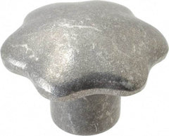 Jergens - 2-3/4" Head Diam, 6 Point Lobed (Palm-Grip) Knob - Aluminum - Americas Industrial Supply