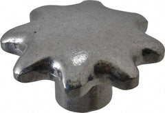 Jergens - 3-1/2" Head Diam, 6 Point Lobed (Palm-Grip) Knob - Aluminum - Americas Industrial Supply