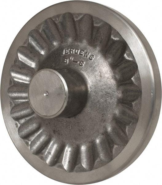 Jergens - 8" Diam, 2" Hub Diam, Grade #319, Aluminum Alloy, Angular Handwheel - 2-15/16" Hub Length, 7/8 Smaller to 3/16" Larger Diam - Americas Industrial Supply