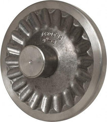 Jergens - 8" Diam, 2" Hub Diam, Grade #319, Aluminum Alloy, Angular Handwheel - 2-15/16" Hub Length, 7/8 Smaller to 3/16" Larger Diam - Americas Industrial Supply