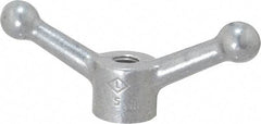 Jergens - 2 Offset Arms, 1/2-13" Hole, Tapped Speed Handle - 1-1/2" High, 1-1/8" Hub Diam - Americas Industrial Supply