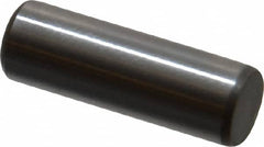 Jergens - 1/4" Diam x 3/4" Pin Length C-1215 Alloy Steel Pull Out Dowel Pin - C 47-58 & C 60-64 (Surface) Hardness, 1 Beveled & 1 Threaded End - Americas Industrial Supply