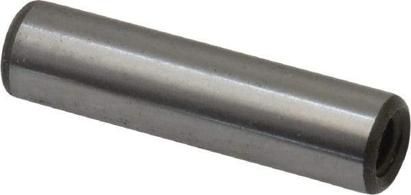 Jergens - 1/4" Diam x 1" Pin Length C-1215 Alloy Steel Pull Out Dowel Pin - C 47-58 & C 60-64 (Surface) Hardness, 1 Beveled & 1 Threaded End - Americas Industrial Supply