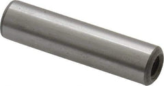 Jergens - 5/16" Diam x 1-1/4" Pin Length C-1215 Alloy Steel Pull Out Dowel Pin - C 47-58 & C 60-64 (Surface) Hardness, 1 Beveled & 1 Threaded End - Americas Industrial Supply