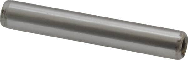 Jergens - 5/16" Diam x 2" Pin Length C-1215 Alloy Steel Pull Out Dowel Pin - C 47-58 & C 60-64 (Surface) Hardness, 1 Beveled & 1 Threaded End - Americas Industrial Supply