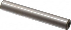 Jergens - 3/8" Diam x 2-1/2" Pin Length C-1215 Alloy Steel Pull Out Dowel Pin - C 47-58 & C 60-64 (Surface) Hardness, 1 Beveled & 1 Threaded End - Americas Industrial Supply