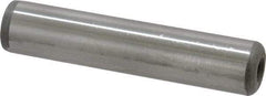 Jergens - 5/8" Diam x 3" Pin Length C-1215 Alloy Steel Pull Out Dowel Pin - C 47-58 & C 60-64 (Surface) Hardness, 1 Beveled & 1 Threaded End - Americas Industrial Supply