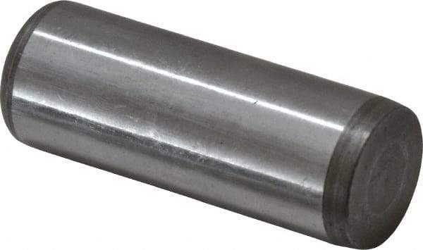 Jergens - 3/4" Diam x 2" Pin Length C-1215 Alloy Steel Pull Out Dowel Pin - C 47-58 & C 60-64 (Surface) Hardness, 1 Beveled & 1 Threaded End - Americas Industrial Supply