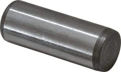Jergens - 3/4" Diam x 2" Pin Length C-1215 Alloy Steel Pull Out Dowel Pin - C 47-58 & C 60-64 (Surface) Hardness, 1 Beveled & 1 Threaded End - Americas Industrial Supply