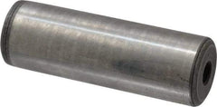 Jergens - 1" Diam x 3" Pin Length C-1215 Alloy Steel Pull Out Dowel Pin - C 47-58 & C 60-64 (Surface) Hardness, 1 Beveled & 1 Threaded End - Americas Industrial Supply