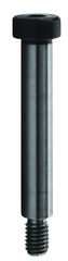 M10 x 60 - Black Finish Heat Treated Alloy Steel - Shoulder Screws - Socket Head - Americas Industrial Supply