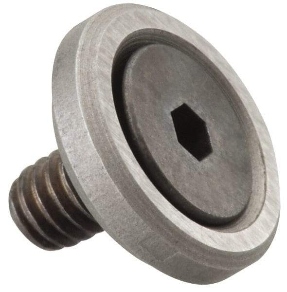 Gibraltar - 3/8-16 Thread, 1-5/8" OD, 3/8" High, Flat Foot - Steel & Lead Alloy - Americas Industrial Supply