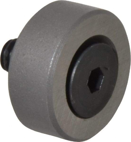 Jergens - 1/4-20 Thread, 7/8" OD, 3/8" High, Flat Foot - Low Carbon Steel, Case Hardened, 75-77 R30N Heat Treatment - Americas Industrial Supply