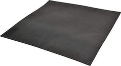 Made in USA - 12" Long, 12" Wide, 1/8" Thick, Neoprene Rubber Foam Sheet - 35 to 45 Durometer, Black, -20 to 180°F, 1,000 psi Tensile Strength, Adhesive Backing, Stock Length - Americas Industrial Supply