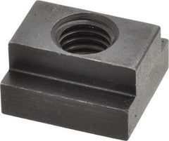 Jergens - 1/2-13 Blind Tapped T Slot Nut - 5/8" Slot Width, 1 x 11/32" Base Width x Height, 1-1/8 x 5/8" OAL x Height - Americas Industrial Supply