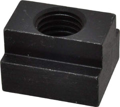 Jergens - 3/4-10 Blind Tapped T Slot Nut - 13/16" Slot Width, 1-1/4 x 9/16" Base Width x Height, 1-1/2 x 1" OAL x Height - Americas Industrial Supply