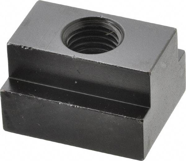 Jergens - 3/4-10 Blind Tapped T Slot Nut - 1-1/16" Slot Width, 1-5/8 x 1-1/16" Base Width x Height, 2 x 1-1/4" OAL x Height - Americas Industrial Supply