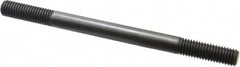 Jergens - 1/2-13 7" OAL Equal Double Threaded Stud - Alloy Steel, Black Oxide Finish, 1-1/2" Equal Thread Length - Americas Industrial Supply