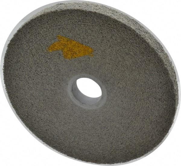 3M - 6" Diam, 1/2" Face Width, 1" Center Hole, Fine Grade, Silicon Carbide Deburring Wheel - Convolute, Hard Density 9 Grade, 6,000 RPM - Americas Industrial Supply