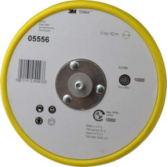 3M - 6" Diam Adhesive/PSA Disc Backing Pad - Medium Density, 10,000 RPM - Americas Industrial Supply