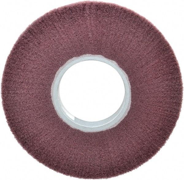 3M - 8" Diam Aluminum Oxide Finishing Flap Wheel - 3" Hole, 1" Wide, Density 5, Nonwoven, Very Fine Grade, 3,200 Max RPM - Americas Industrial Supply