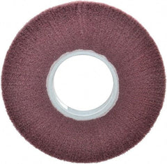 3M - 8" Diam Aluminum Oxide Finishing Flap Wheel - 3" Hole, 1" Wide, Density 5, Nonwoven, Very Fine Grade, 3,200 Max RPM - Americas Industrial Supply