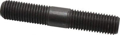 Jergens - 7/8-9 5" OAL Equal Double Threaded Stud - Alloy Steel, Black Oxide Finish, 1-29/32" Equal Thread Length - Americas Industrial Supply