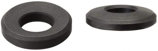 Jergens - 1-1/8" Bolt, Black Oxide, Steel, Spherical Washer Assembly - 1-7/32" Female, 1-5/32" Male Inside x 2-1/4" OD, 5/8" Thick, 3-1/2" Radius - Americas Industrial Supply