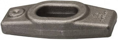 Jergens - 5/8" Stud, 11/16" Travel, 4" OAL x 1-5/8" Overall Width x 3/4" Overall Height, Heel Clamp - Grade C-1030/C-1035 Forged Steel, 11/16" Long x 11/16" Wide Slot, 1-21/32" Length x 1-3/16" Width x 1/2" Tapered Height - Americas Industrial Supply